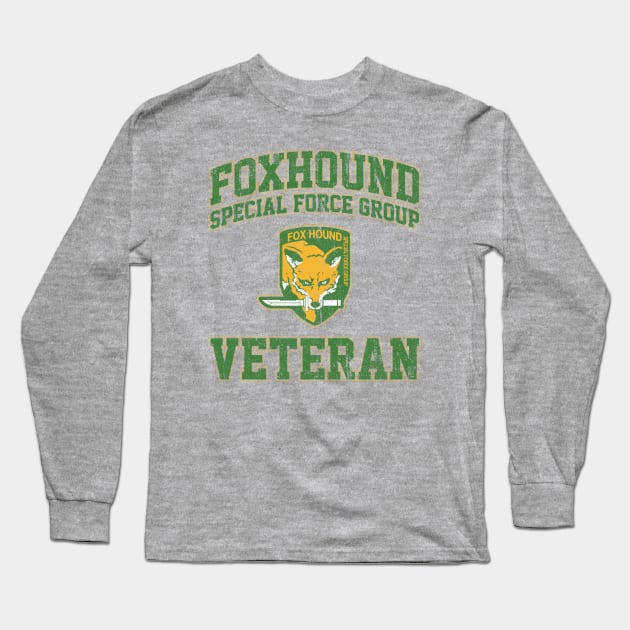 Foxhound Veteran (Variant) Long Sleeve T-Shirt by huckblade